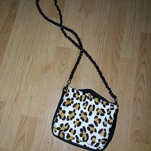 Leopard  crossbody bag by nasty gal